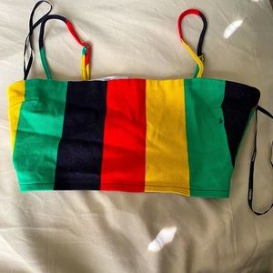 Woven crop top